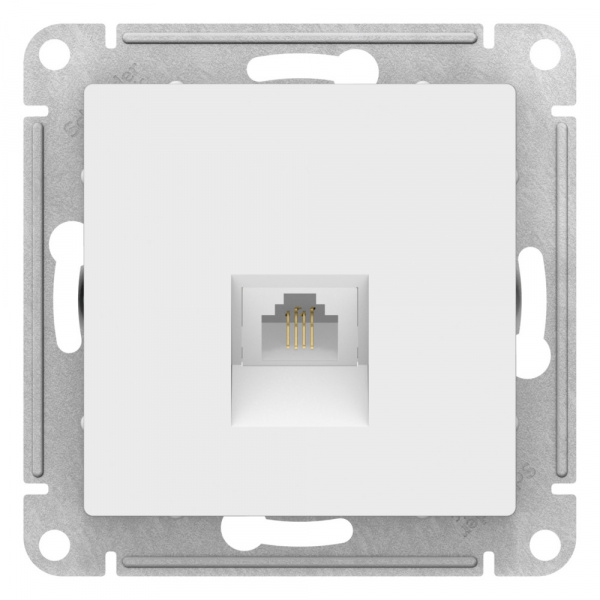 Systeme Electric AtlasDesign Лотос Розетка телефонная RJ11, механизм