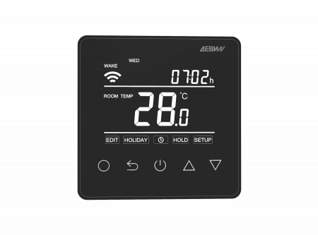 Devi Терморегулятор Prime c Wi-Fi, с комбинацией датчиков, черный, 16А Devi Терморегулятор Prime c Wi-Fi, с комбинацией датчиков, черный, 16А