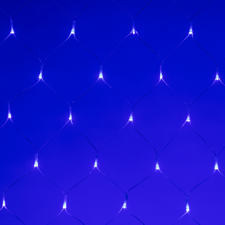 Arlight Светодиодная гирлянда ARD-NETLIGHT-HOME-1500x1500-CLEAR-150LED Blue (230V, 12W) (Ardecoled, IP20)