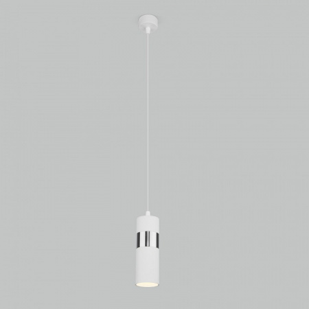 Подвесной светильник 50096/1 белый/хром Eurosvet Viero