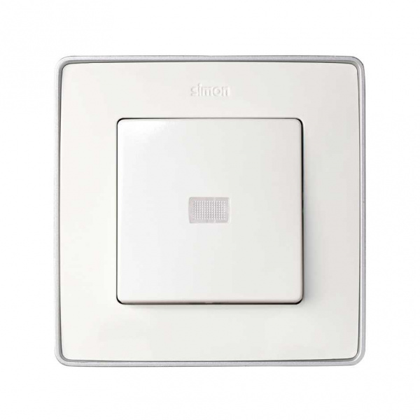 Simon 82 Detail Белая Клавиша с визором