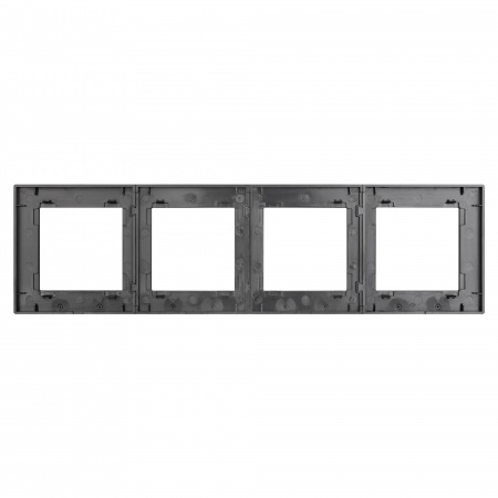 Рамка стеклянная FRM-GLARE-GS-4-BK (Arlight, -)