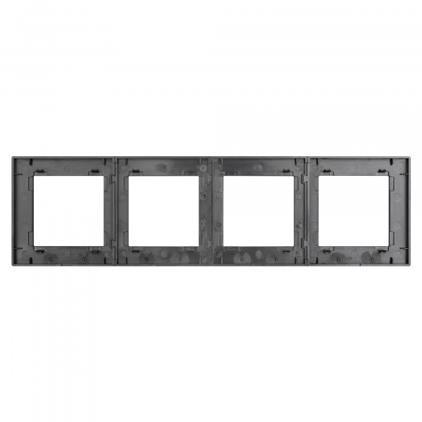 Рамка стеклянная FRM-GLARE-GS-4-BK (Arlight, -)