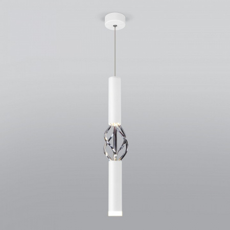 Подвесной светильник 50191/1 LED белый / хром Eurosvet Lance