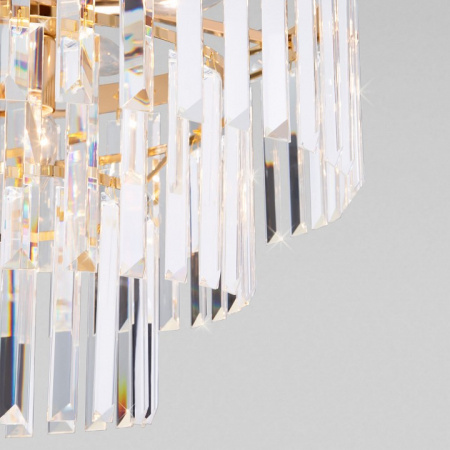 Подвесная люстра 10130/8 золото Eurosvet Elegante