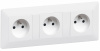 Legrand Valena LIFE DIY Бел Розетка 1-ая б/з с защитными шторками, безвинт.зажим