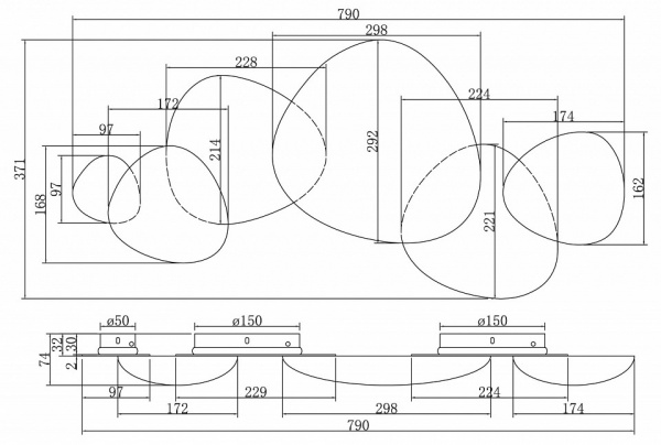 Настенный светильник (бра) MOD314WL-L13N3K Maytoni Jack-stone