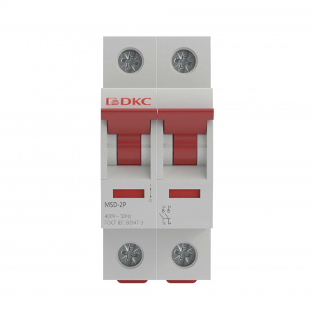 DKC YON max Выключатель нагрузки модульный MSD 2P 40A