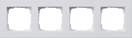 Gira Белый Рамка 4-ая заподлицо