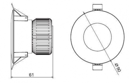 Уличный светодиодный светильник Horoz Gabriel белый 016-029-0006 HRZ00000234