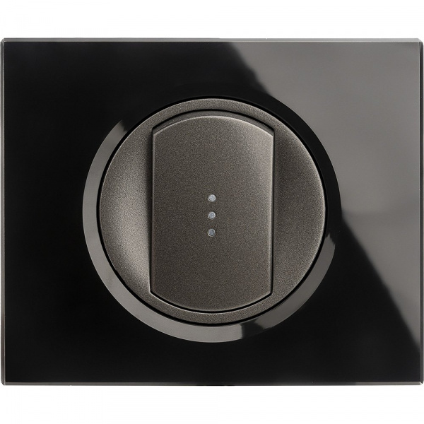 Legrand Celiane Черное стекло Рамка 1ая