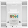 Donel Розетка DEC RJ45 UTP кат.6, 2мод., бел. (45х45мм), серия (тип) DEC, DECF12EW6