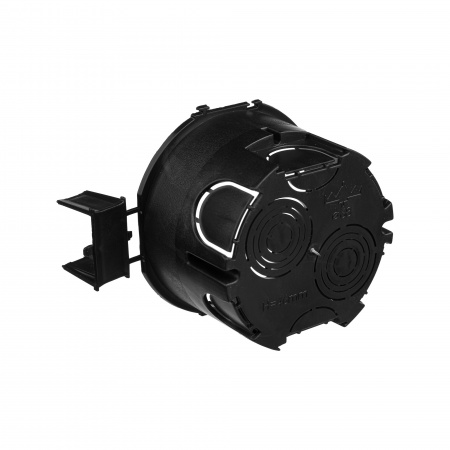 DKC Avanti Подрозеточная коробка для сплошных стен Черный под 2 модуля безвинтов