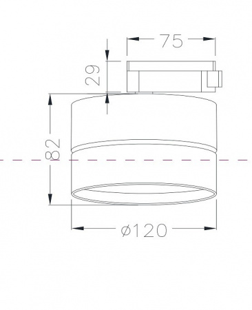Трековый светильник TR007-1-18W3K-W4K Maytoni ONDA