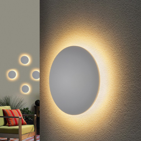 Concept S белый уличный настенный светодиодный светильник 1660 TECHNO LED Elektrostandard Concept a039990