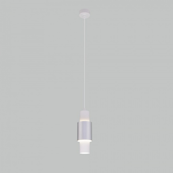 Подвесной светильник 50204/1 LED белый / серебро Eurosvet Bento