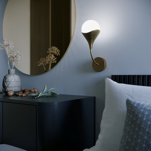 Настенный светильник Calyx 60168/1 латунь 60168/1 Eurosvet Calyx