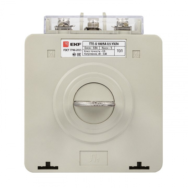 EKF PROxima Трансформатор тока ТТЕ-A-100/5А с клеммой напряжения класс точности 0,5