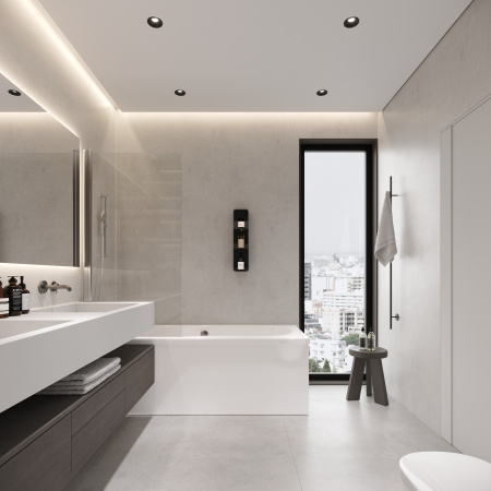 Встраиваемый светильник Nova HSBL_0178 IP44, 35Вт, GU10, чёрный