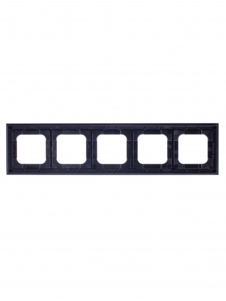 ABB Axcent металл/платина Рамка 5-постовая