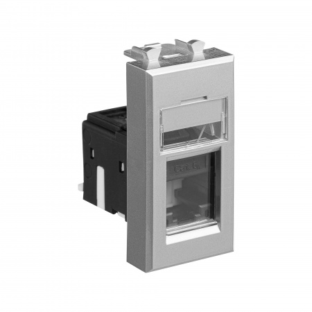 DKC Avanti Закаленная сталь Компьютерная розетка RJ-45  категория 6А 1 модуль