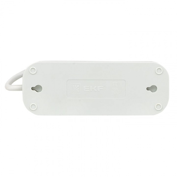 EKF PROxima Удлинитель "Эксперт" 3 гнезда 5 метров 16А/3,5кВт с заземлением ПВС 3х1