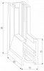 Mini Magnetic Коннектор угловой внутренний для накладного шинопровода (черный) 85180/00 Elektrostandard Mini Magnetic a065640