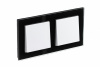 SE AtlasDesign Nature Стекло черный Рамка 2-ая