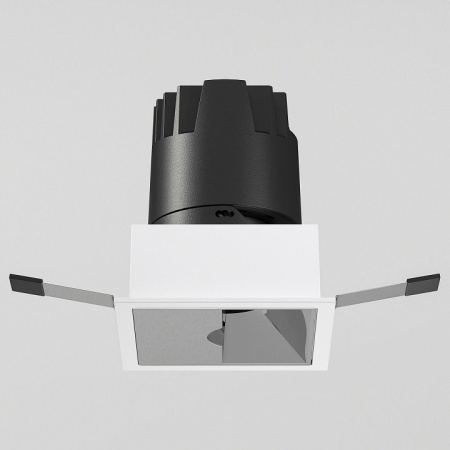 Потолочный светодиодный светильник 10W 3000K белый/хром 25091/LED Elektrostandard Inline a064615