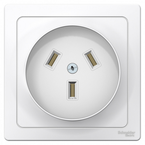 SE Blanca внутр Бел Розетка силовая 2Р+N, 32А, 250В