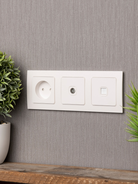 EKF PROxima Стокгольм Белый Рамка 3-ая