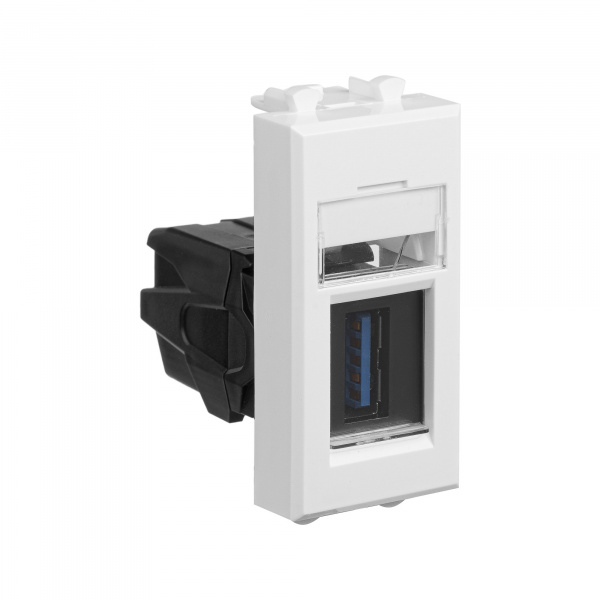 DKC Avanti Белое облако Розетка тип А-А USB 3.0 1 модуль