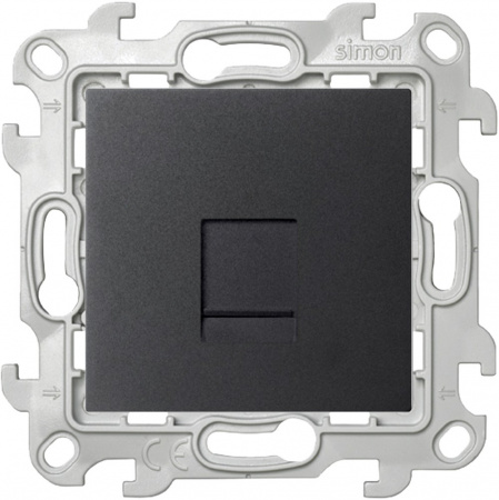 Simon 24 Графит Розетка RJ45 кат. 5е UTP