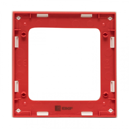 EKF PROxima Стокгольм Белый Линия красная Рамка 1-ая