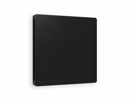 Лицевая панель ALFA (Черный матовый) заглушка для суппорта QUANT AP8160