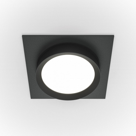 Встраиваемый светильник Downlight DL086-GX53-SQ-B Maytoni Hoop