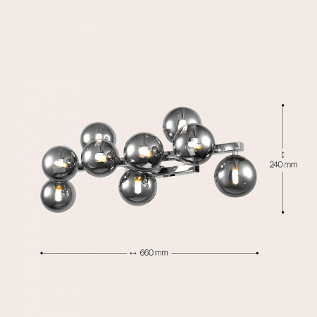 Настенный светильник (бра) MOD547WL-09CH Maytoni Dallas