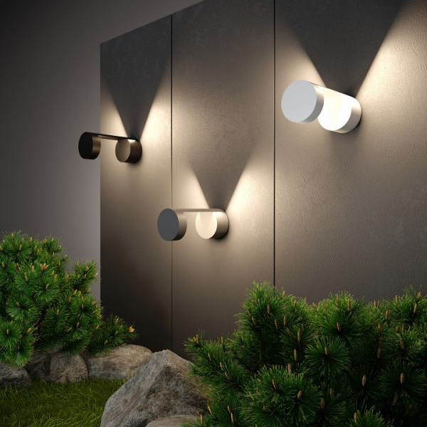 Уличный настенный светодиодный светильник Nimbus IP54 1540 TECHNO LED белый Elektrostandard Nimbus a053450