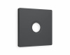 Лицевая панель ALFA (Графит Мягкое касание) для TV розетки QUANT AP9130