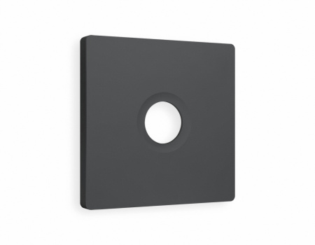 Лицевая панель ALFA (Графит Мягкое касание) для TV розетки QUANT AP9130