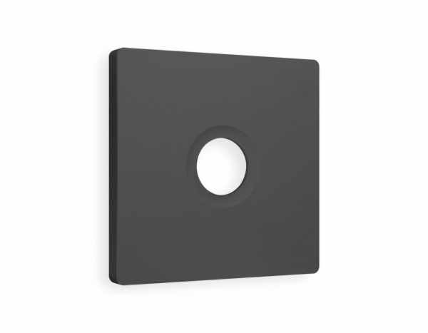 Лицевая панель ALFA (Графит Мягкое касание) для TV розетки QUANT AP9130