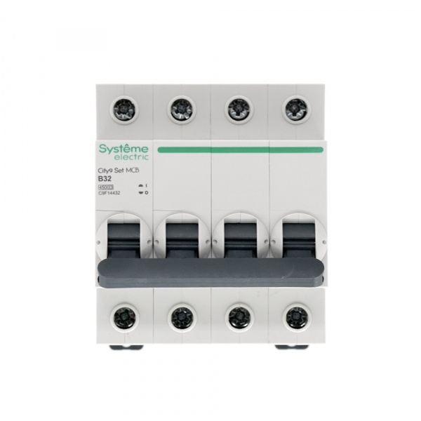 SE City9 Set Автоматический выключатель (АВ) B 32А 4P 4.5kA 400В
