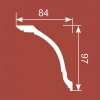 Карниз KX015, 97х84, 2000мм, Экополимер/16