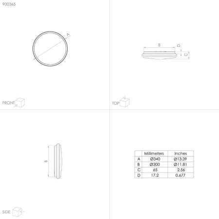 Потолочный светодиодный светильник Eglo Pinetto 900365