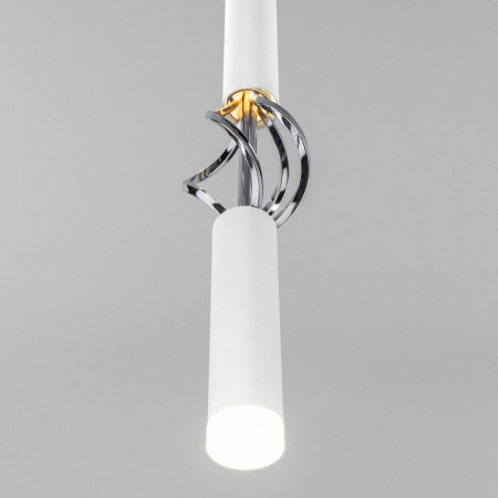 Подвесной светильник 50191/1 LED белый / хром Eurosvet Lance