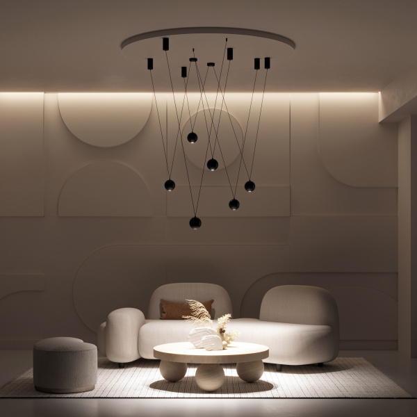 Подвесной светодиодный светильник Arlight SP-Elementa-Dome-R71-9W Warm3000 032776