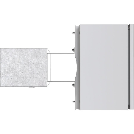 EKF Basic Кронштейн для удаления шкафа от столба на 150 мм.