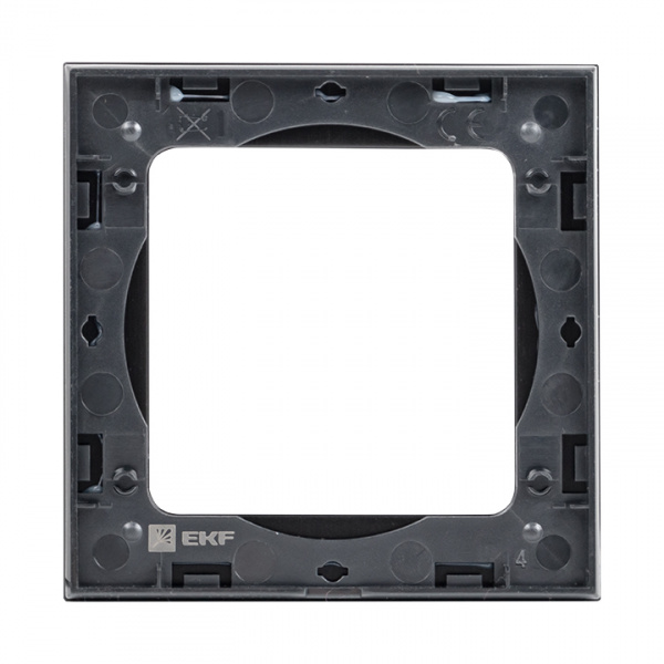EKF PROxima Стокгольм Черный Металл Рамка 1-ая