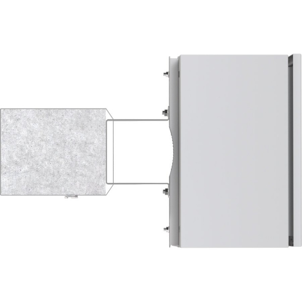 EKF Basic Кронштейн для удаления шкафа от столба на 150 мм.