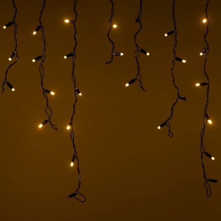 Arlight Светодиодная гирлянда ARD-EDGE-CLASSIC-2400x600-BLACK-88LED-FLASH Warm/Warm (230V, 6W) (Ardecoled, IP65)